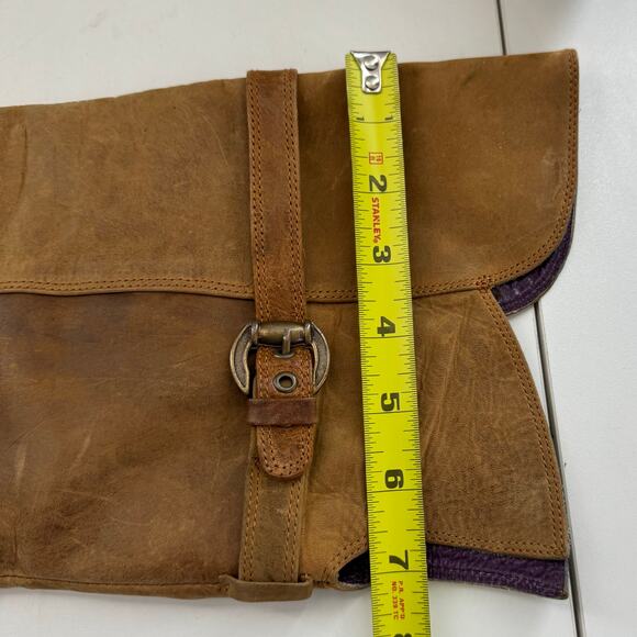 Vintage Jam Piers Over Knee Brown Heeled Leather Suede Boot Columbia 37 (6.5) - Picture 6 of 8